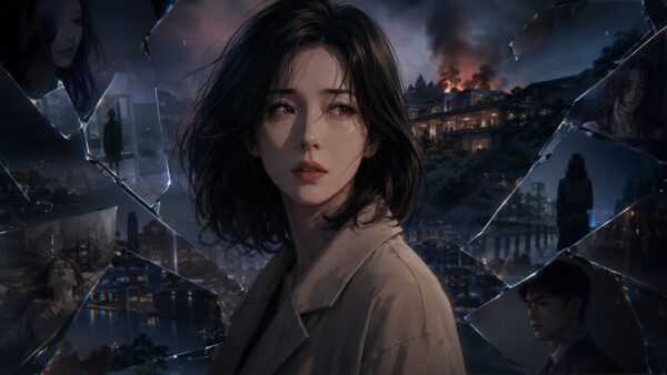 韓国ドラマ『リバース』で失われた記憶をたどる主人公と爆発した別荘